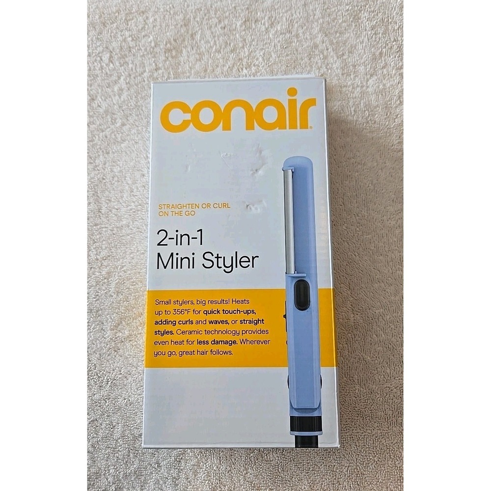 Conair 2-in-1 Mini Styler New In Box